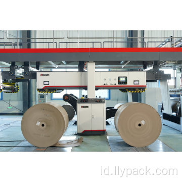 Mesin splicer otomatis untuk gulungan kertas jumbo